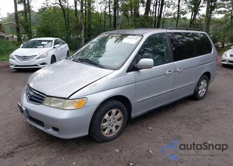 2003 Honda Odyssey Ex from USA, damaged, VIN 5FNRL18673B137648